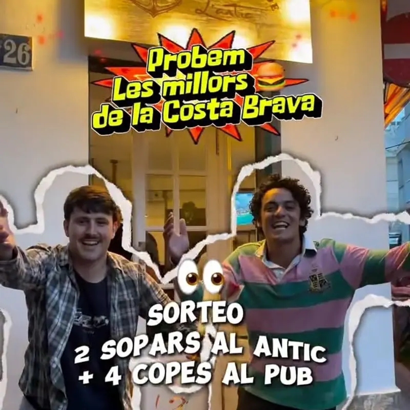 L'equip davant del local — sorteig Costa Brava